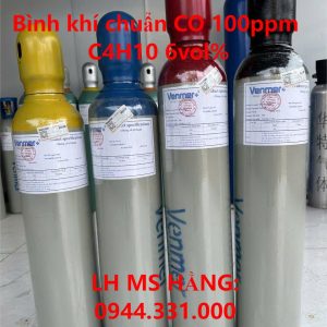 Bình khí chuẩn CO 100ppm C4H10 6vol%