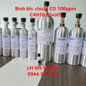 Bình khí chuẩn CO 100ppm C4H10 65vol%