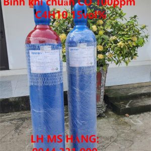 Bình khí chuẩn CO 100ppm C4H10 15vol%