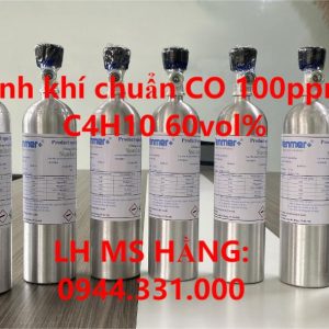 Bình khí chuẩn CO 100ppm C4H10 60vol%