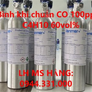 Bình khí chuẩn CO 100ppm C4H10 60vol%