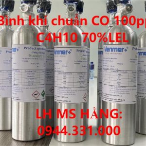 Bình khí chuẩn CO 100ppm C4H10 70%LEL