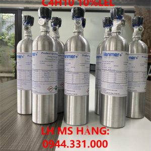 Bình khí chuẩn CO 100ppm C4H10 10%LEL