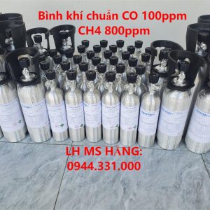 Bình khí chuẩn CO 100ppm CH4 800ppm